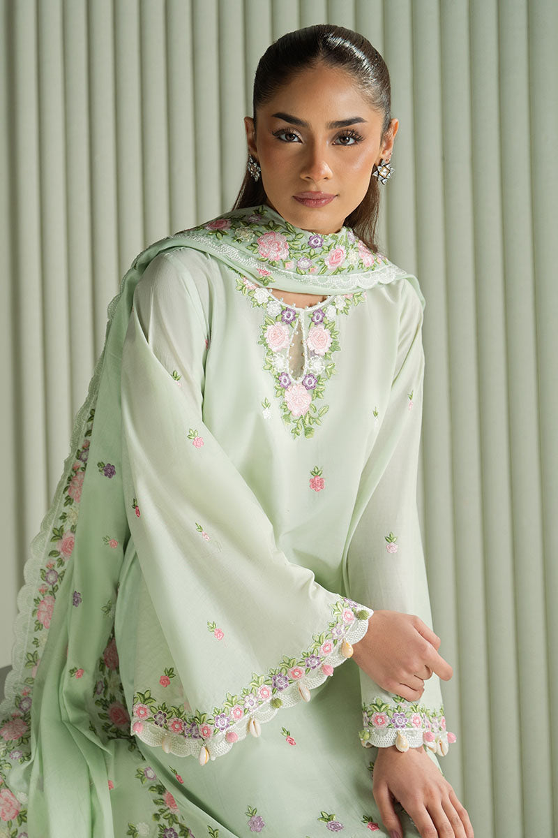 Mahnur | Twilight Luxury Lawn 25 | VERDENT BLOOM by Cross Stitch - Designer Dress - Type: Ladies Clothes - Available at Libayah - 100% Original