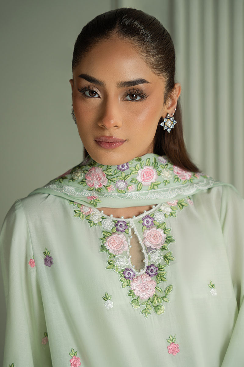 Mahnur | Twilight Luxury Lawn 25 | VERDENT BLOOM by Cross Stitch - Designer Dress - Type: Ladies Clothes - Available at Libayah - 100% Original