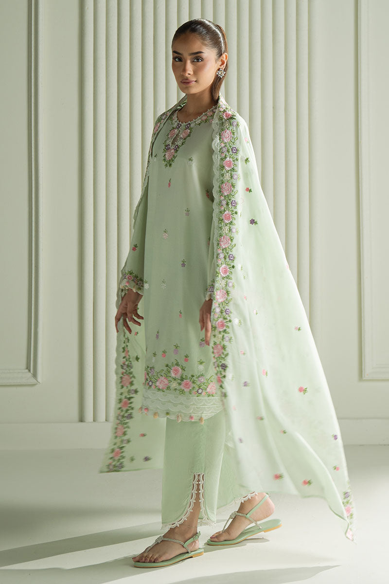 Mahnur | Twilight Luxury Lawn 25 | VERDENT BLOOM by Cross Stitch - Designer Dress - Type: Ladies Clothes - Available at Libayah - 100% Original