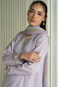 Mahnur | Twilight Luxury Lawn 25 | VIOLET VEIL by Cross Stitch - Designer Dress - Type: Ladies Clothes - Available at Libayah - 100% Original
