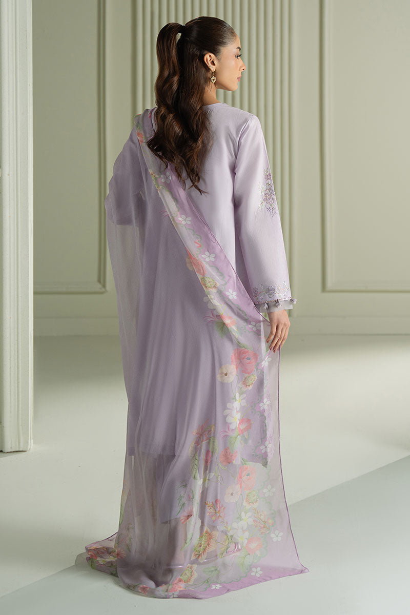 Mahnur | Twilight Luxury Lawn 25 | VIOLET VEIL by Cross Stitch - Designer Dress - Type: Ladies Clothes - Available at Libayah - 100% Original