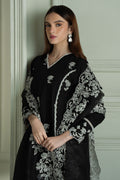 Mahnur | Twilight Luxury Lawn 25 | RAVEN MESH by Cross Stitch - Designer Dress - Type: Ladies Clothes - Available at Libayah - 100% Original