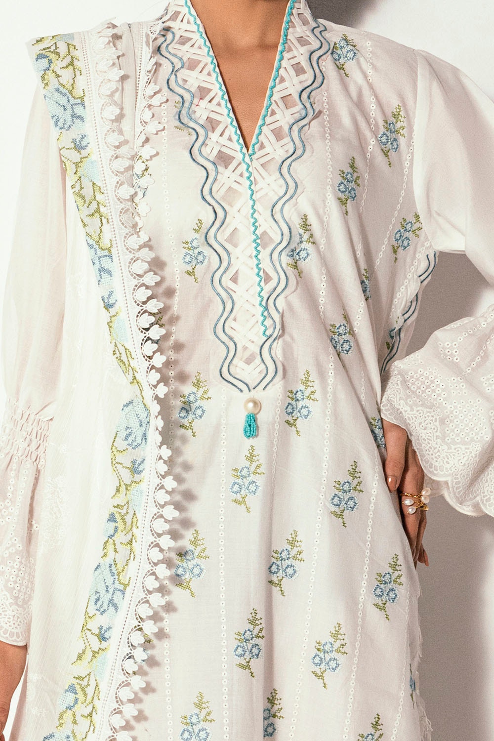 Gul Ahmed | Gul Nilofer 25 | DN-52032 by Gul Ahmed - Designer Dress - Type: Ladies Clothes - Available at Libayah - 100% Original