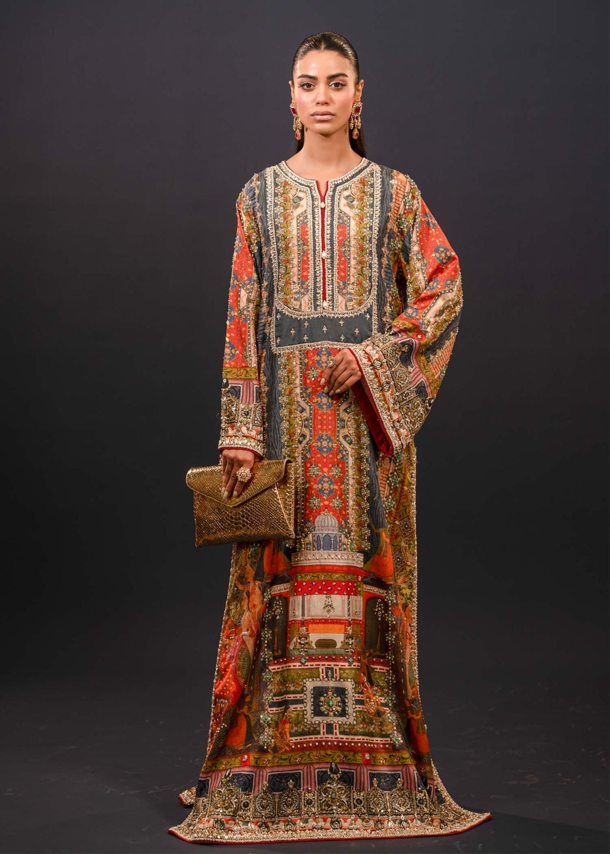 Mahgul | Emerald Hill Formals | Bold Miniature by Mahgul - Designer Dress - Type: Ladies Clothes - Available at Libayah - 100% Original