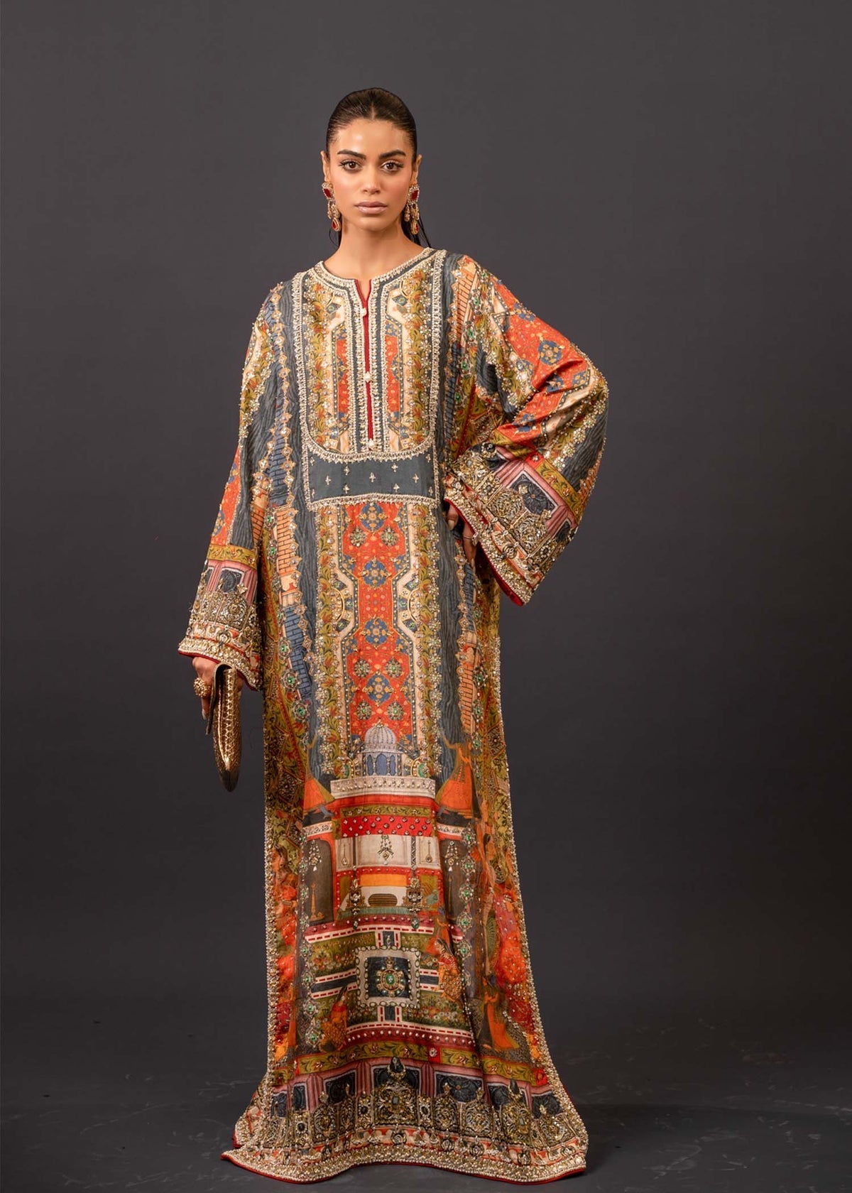 Mahgul | Emerald Hill Formals | Bold Miniature by Mahgul - Designer Dress - Type: Ladies Clothes - Available at Libayah - 100% Original