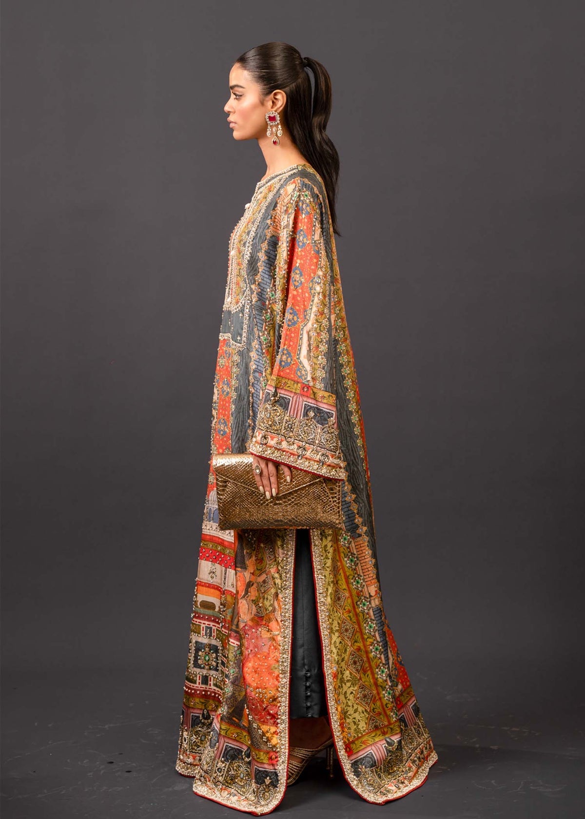 Mahgul | Emerald Hill Formals | Bold Miniature by Mahgul - Designer Dress - Type: Ladies Clothes - Available at Libayah - 100% Original
