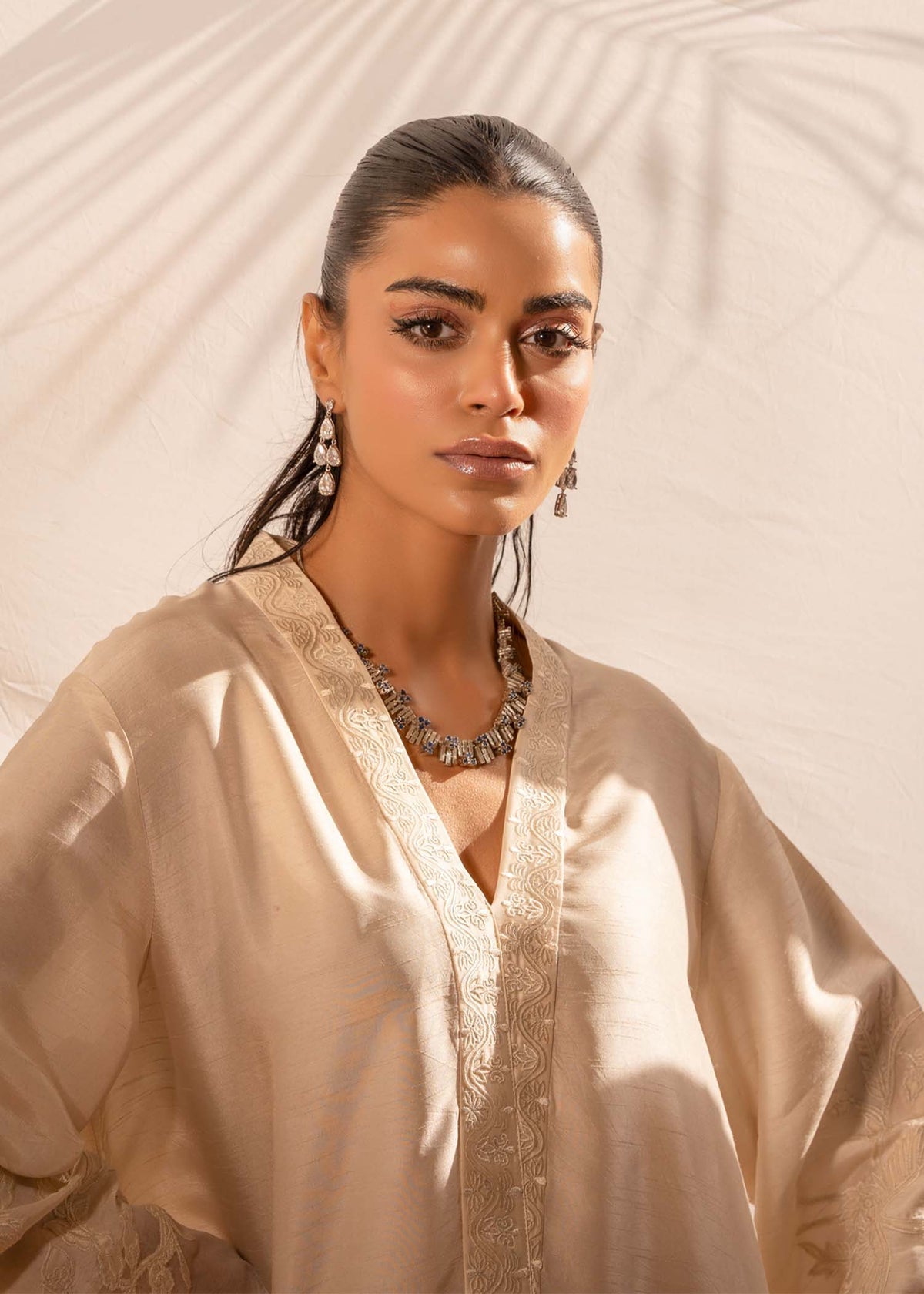 Mahgul | Emerald Hill Formals | Paradise Pearl by Mahgul - Designer Dress - Type: Ladies Clothes - Available at Libayah - 100% Original