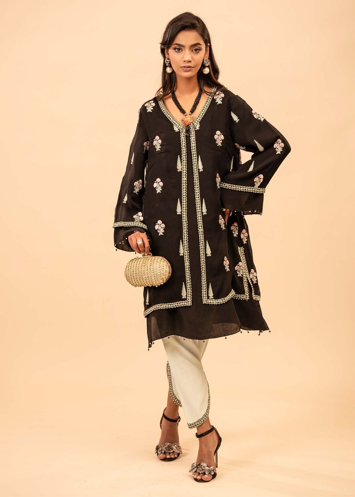 Mahgul | Emerald Hill Formals | Midnight Garden by Mahgul - Designer Dress - Type: Ladies Clothes - Available at Libayah - 100% Original