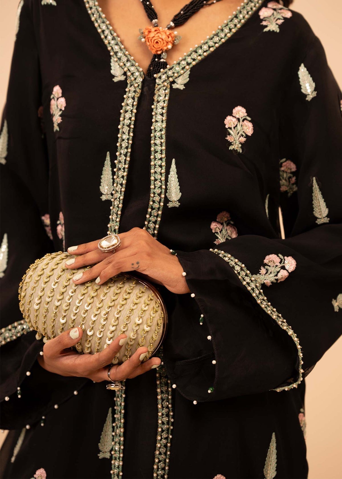 Mahgul | Emerald Hill Formals | Midnight Garden by Mahgul - Designer Dress - Type: Ladies Clothes - Available at Libayah - 100% Original