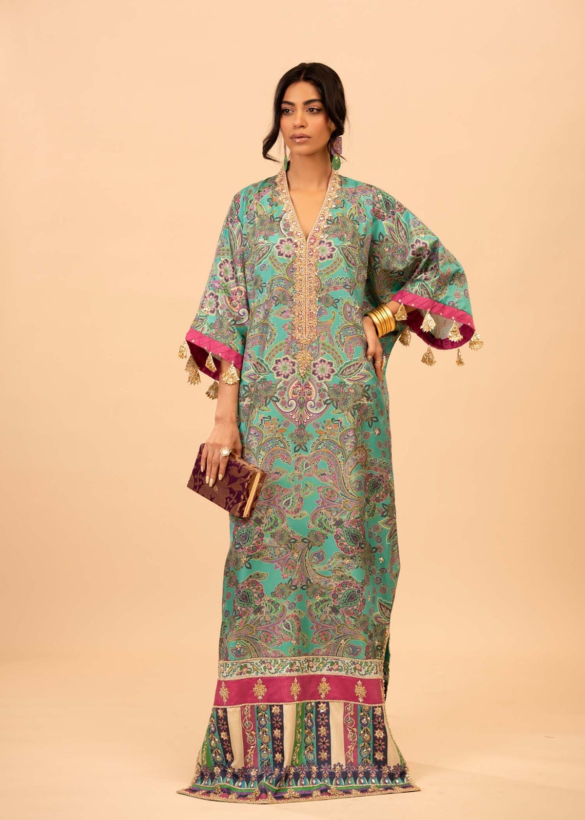 Mahgul | Emerald Hill Formals | Kashmiri Reverie by Mahgul - Designer Dress - Type: Ladies Clothes - Available at Libayah - 100% Original