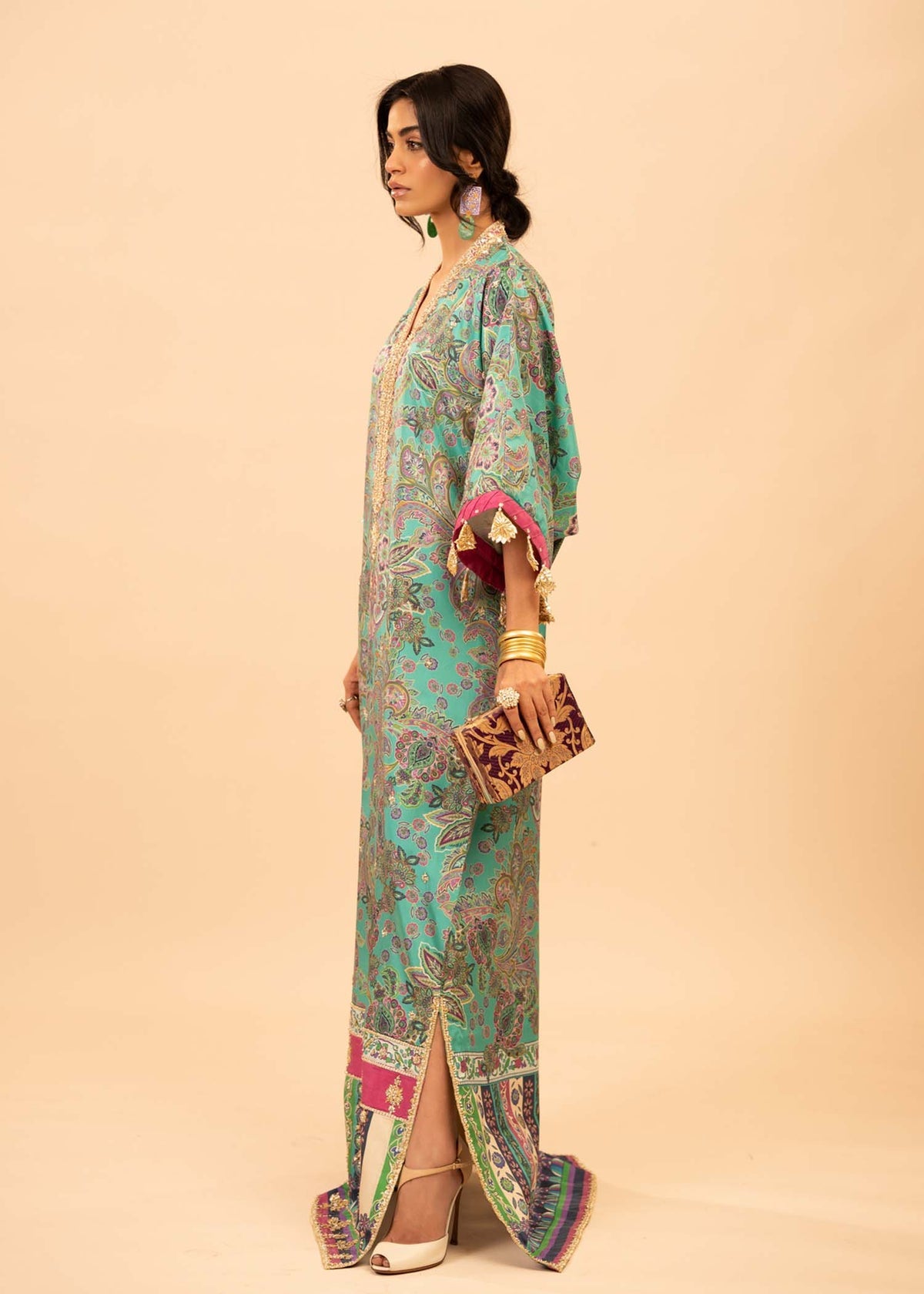Mahgul | Emerald Hill Formals | Kashmiri Reverie by Mahgul - Designer Dress - Type: Ladies Clothes - Available at Libayah - 100% Original