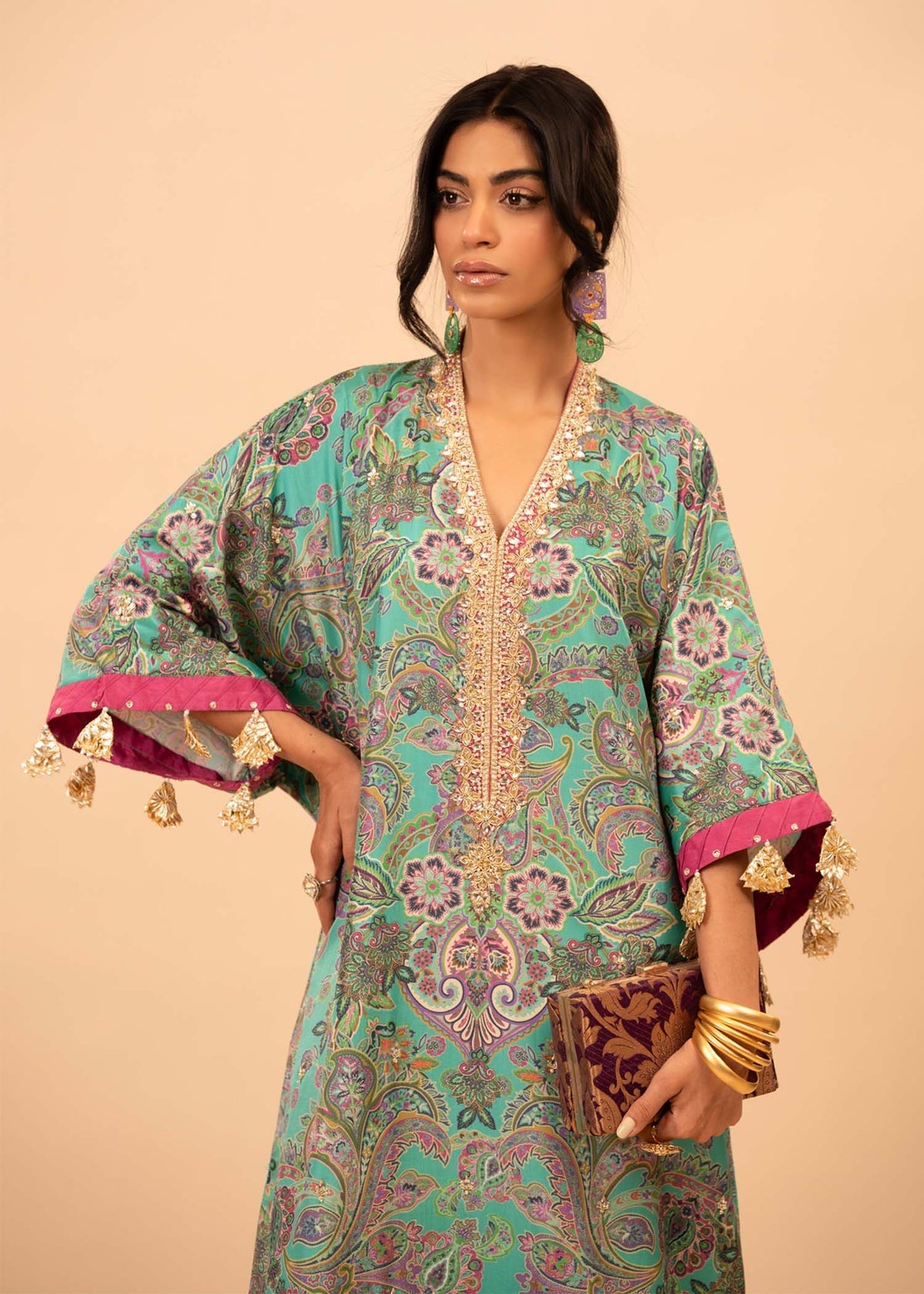 Mahgul | Emerald Hill Formals | Kashmiri Reverie by Mahgul - Designer Dress - Type: Ladies Clothes - Available at Libayah - 100% Original