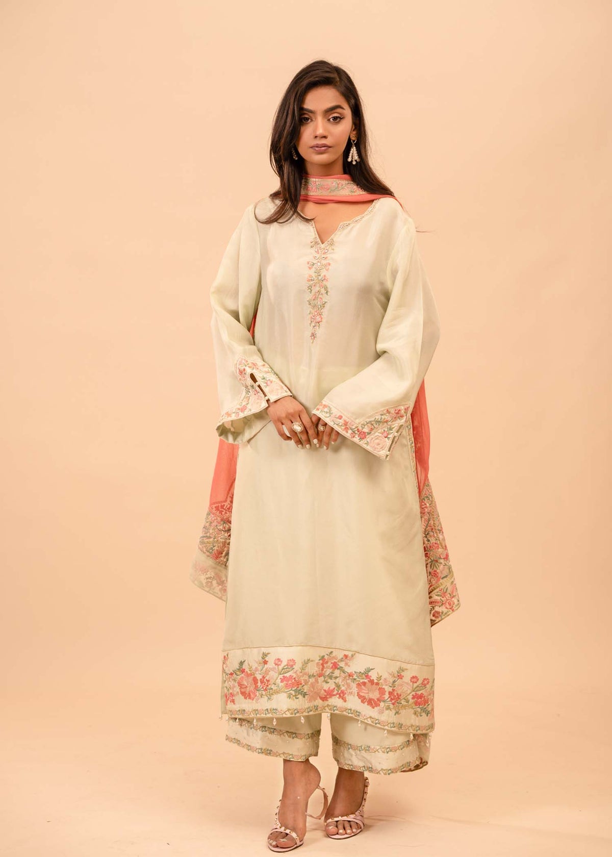Mahgul | Emerald Hill Formals | Mint Stream by Mahgul - Designer Dress - Type: Ladies Clothes - Available at Libayah - 100% Original