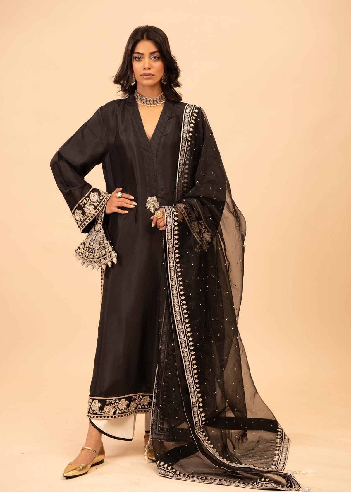 Mahgul | Emerald Hill Formals | Ebony Hill by Mahgul - Designer Dress - Type: Ladies Clothes - Available at Libayah - 100% Original