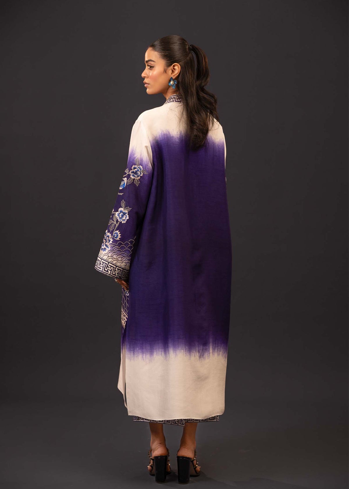 Mahgul | Emerald Hill Formals | Floral Ink by Mahgul - Designer Dress - Type: Ladies Clothes - Available at Libayah - 100% Original