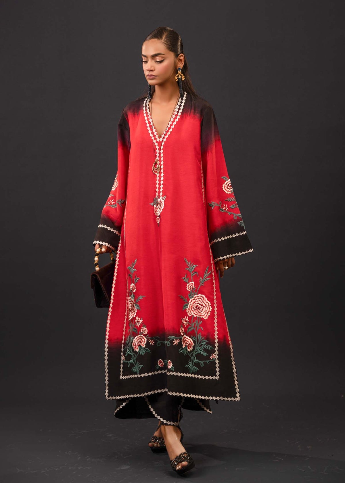 Mahgul | Emerald Hill Formals | Crimson Hill by Mahgul - Designer Dress - Type: Ladies Clothes - Available at Libayah - 100% Original