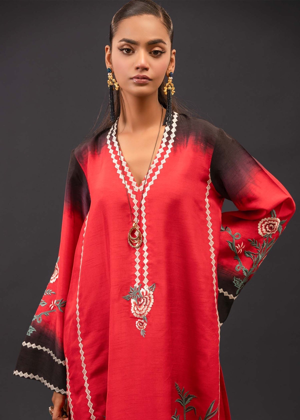 Mahgul | Emerald Hill Formals | Crimson Hill by Mahgul - Designer Dress - Type: Ladies Clothes - Available at Libayah - 100% Original