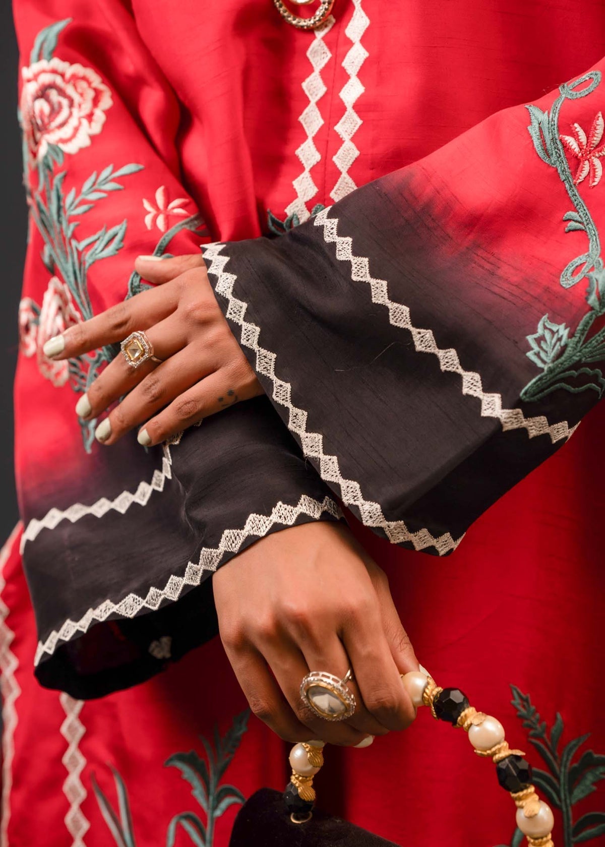 Mahgul | Emerald Hill Formals | Crimson Hill by Mahgul - Designer Dress - Type: Ladies Clothes - Available at Libayah - 100% Original