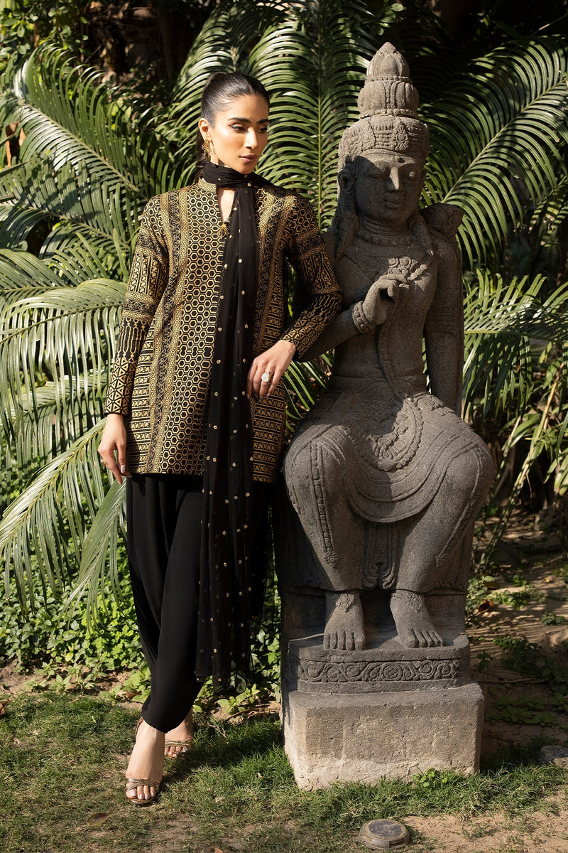 Erum Khan | Shahzeen Eid Collection | SUNSET by Erum Khan - Designer Dress - Type: Ladies Clothes - Available at Libayah - 100% Original