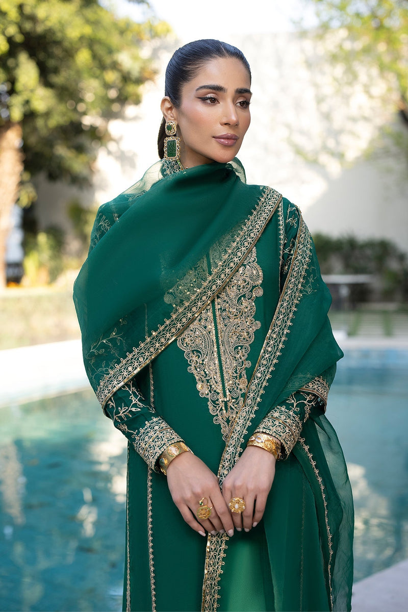 Erum Khan | Shahzeen Eid Collection | PEACOCK by Erum Khan - Designer Dress - Type: Ladies Clothes - Available at Libayah - 100% Original