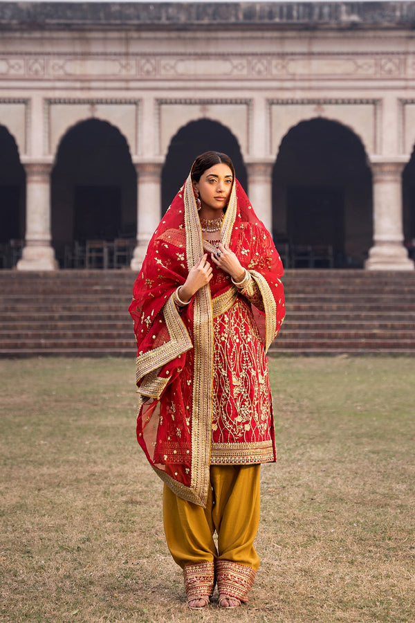 Erum Khan | Shezadian Luxe Formals | CHAND BAI by Erum Khan - Designer Dress - Type: Ladies Clothes - Available at Libayah - 100% Original