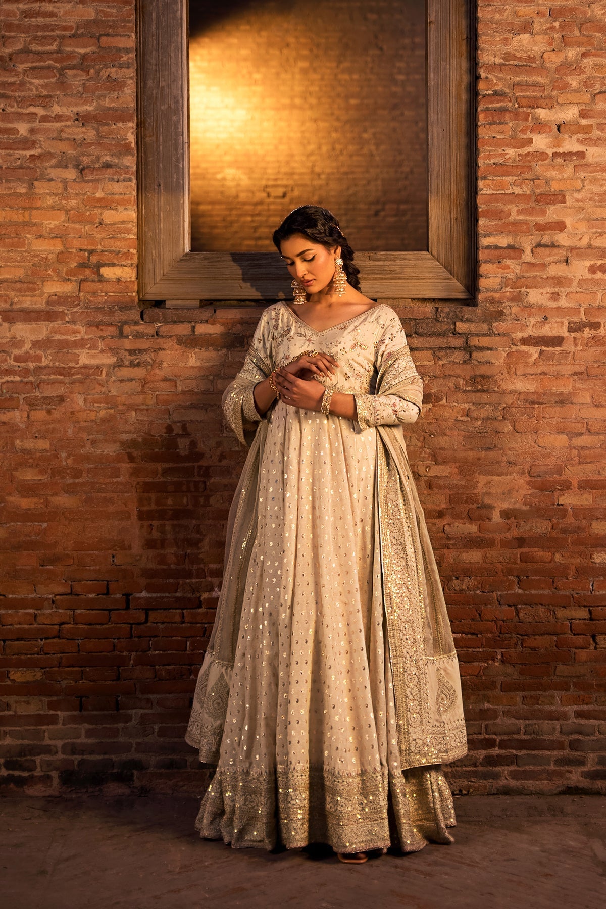 Erum Khan | Shezadian Luxe Formals | BADSHAH BEGUM by Erum Khan - Designer Dress - Type: Ladies Clothes - Available at Libayah - 100% Original