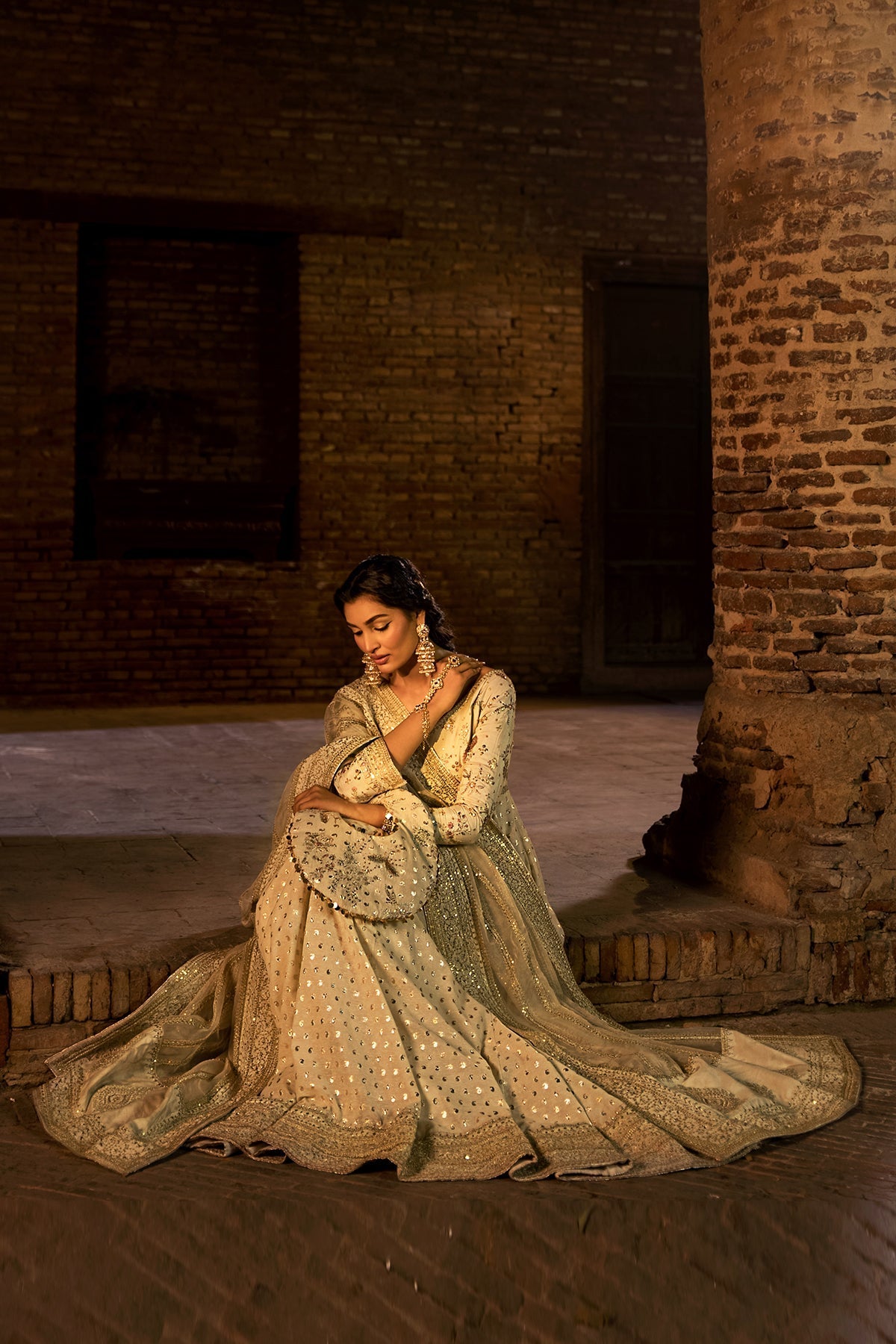 Erum Khan | Shezadian Luxe Formals | BADSHAH BEGUM by Erum Khan - Designer Dress - Type: Ladies Clothes - Available at Libayah - 100% Original