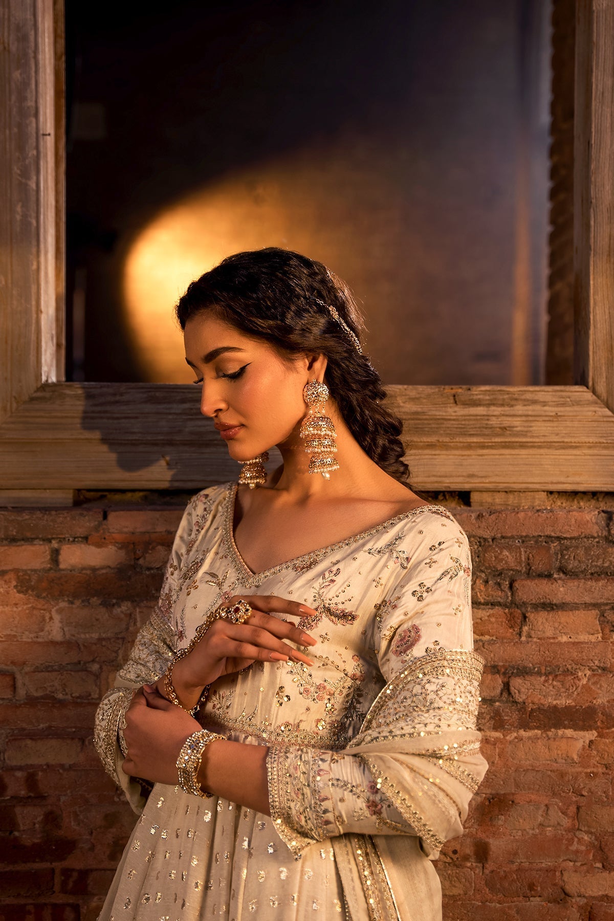 Erum Khan | Shezadian Luxe Formals | BADSHAH BEGUM by Erum Khan - Designer Dress - Type: Ladies Clothes - Available at Libayah - 100% Original