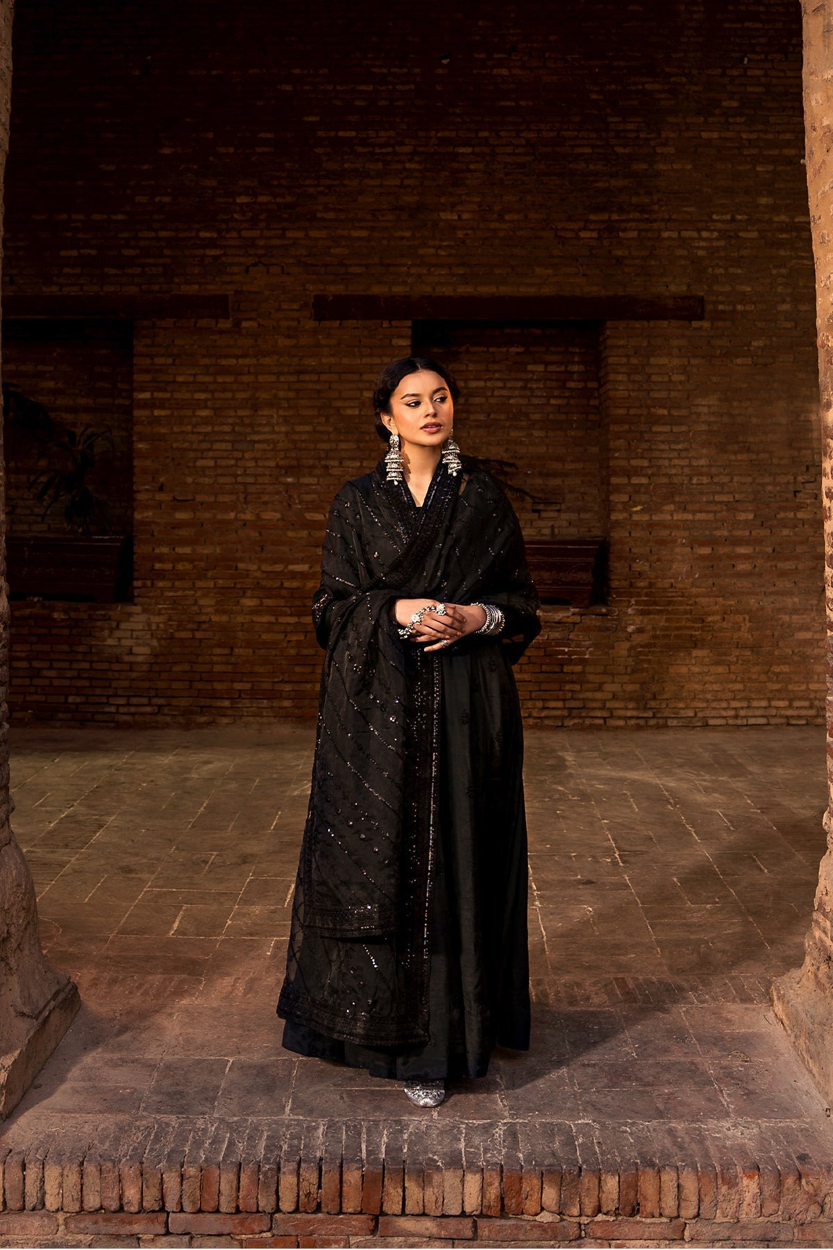 Erum Khan | Shezadian Luxe Formals | Mumtaz by Erum Khan - Designer Dress - Type: Ladies Clothes - Available at Libayah - 100% Original