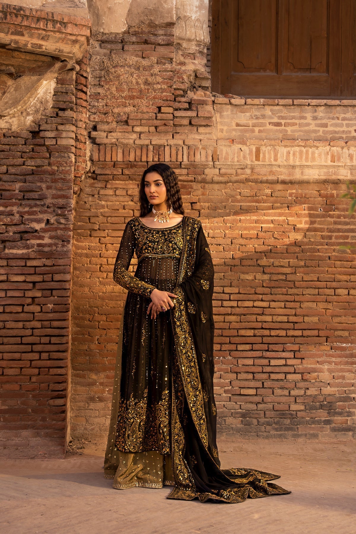 Erum Khan | Shezadian Luxe Formals | ZEENAT by Erum Khan - Designer Dress - Type: Ladies Clothes - Available at Libayah - 100% Original