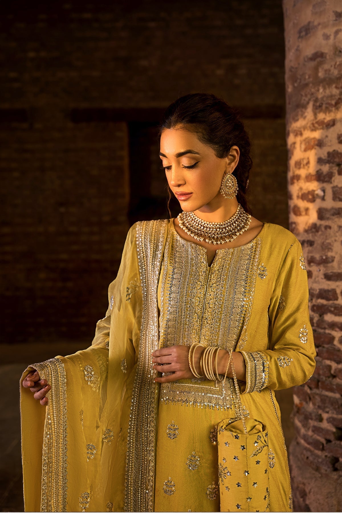 Erum Khan | Shezadian Luxe Formals | DIL ARAA by Erum Khan - Designer Dress - Type: Ladies Clothes - Available at Libayah - 100% Original