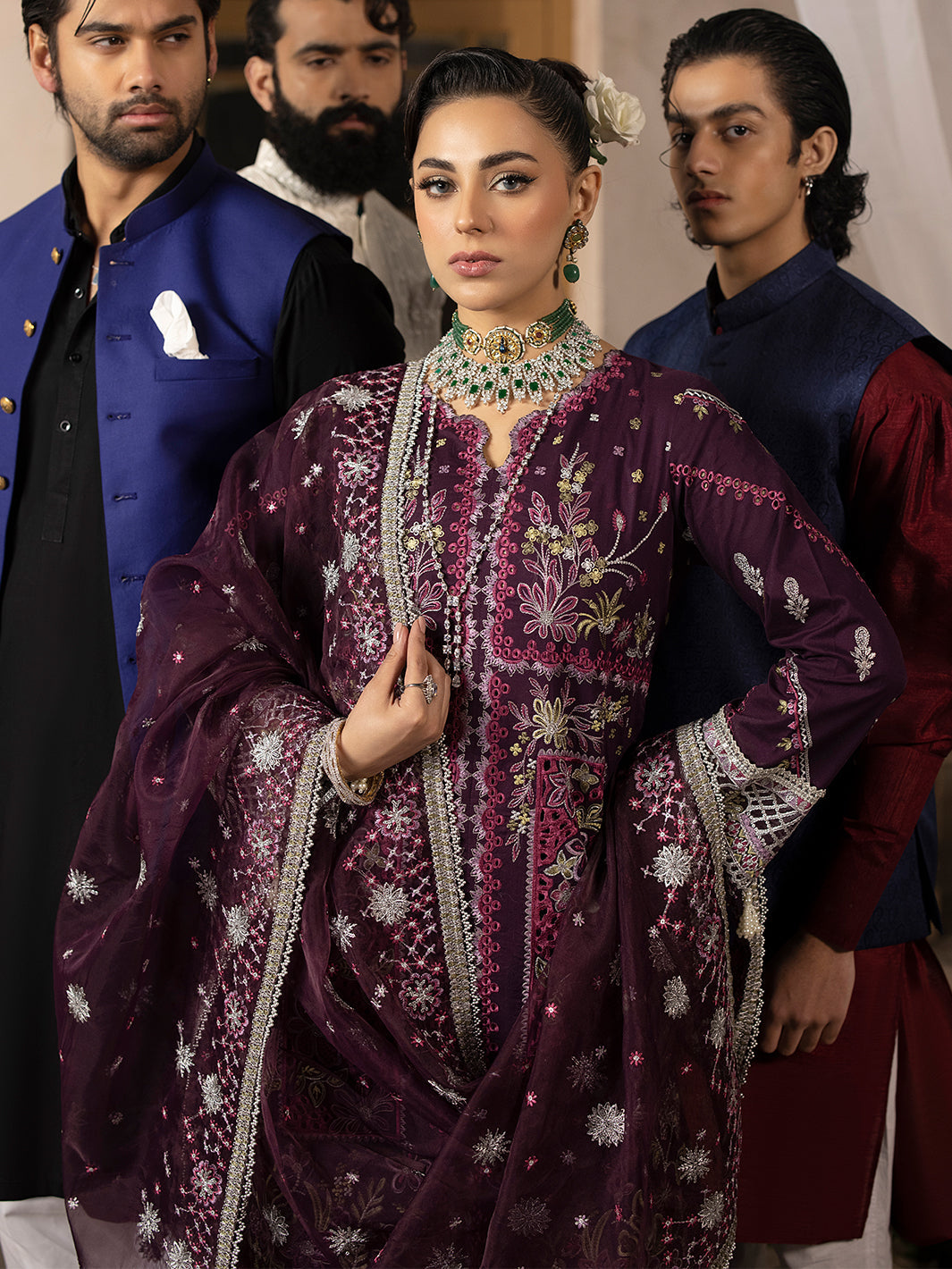 Mahnur | Mahrukh Luxury Lawn 24 | ESME by Mahnur - Designer Dress - Type: Ladies Clothes - Available at Libayah - 100% Original
