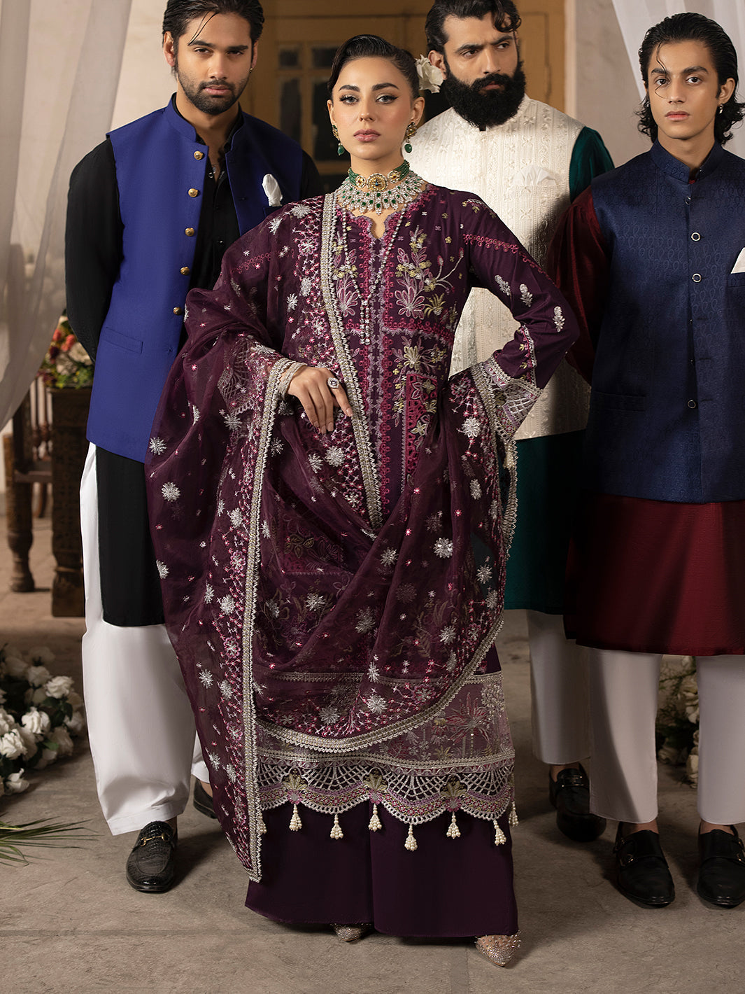 Mahnur | Mahrukh Luxury Lawn 24 | ESME by Mahnur - Designer Dress - Type: Ladies Clothes - Available at Libayah - 100% Original