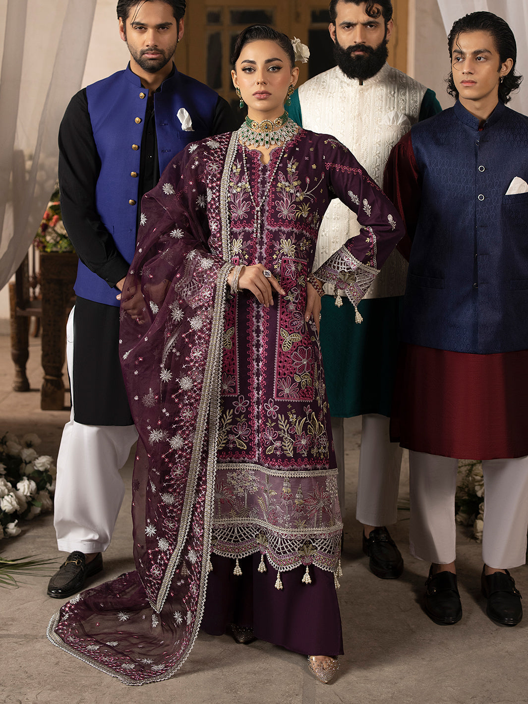 Mahnur | Mahrukh Luxury Lawn 24 | ESME by Mahnur - Designer Dress - Type: Ladies Clothes - Available at Libayah - 100% Original