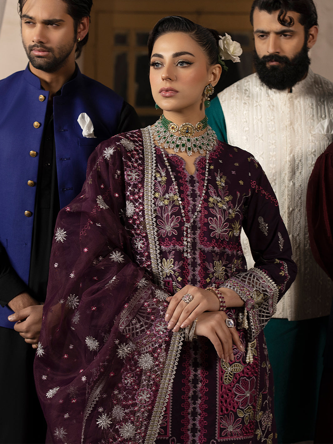Mahnur | Mahrukh Luxury Lawn 24 | ESME by Mahnur - Designer Dress - Type: Ladies Clothes - Available at Libayah - 100% Original