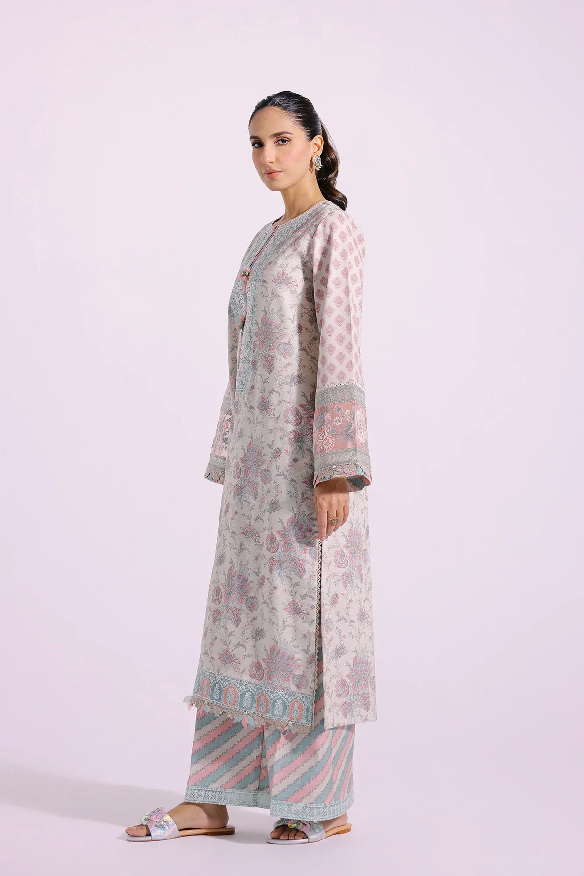 Ethnic | Rozana Collection SS 24 | E0401/203/112 by Ethnic - Designer Dress - Type: Ladies Clothes - Available at Libayah - 100% Original