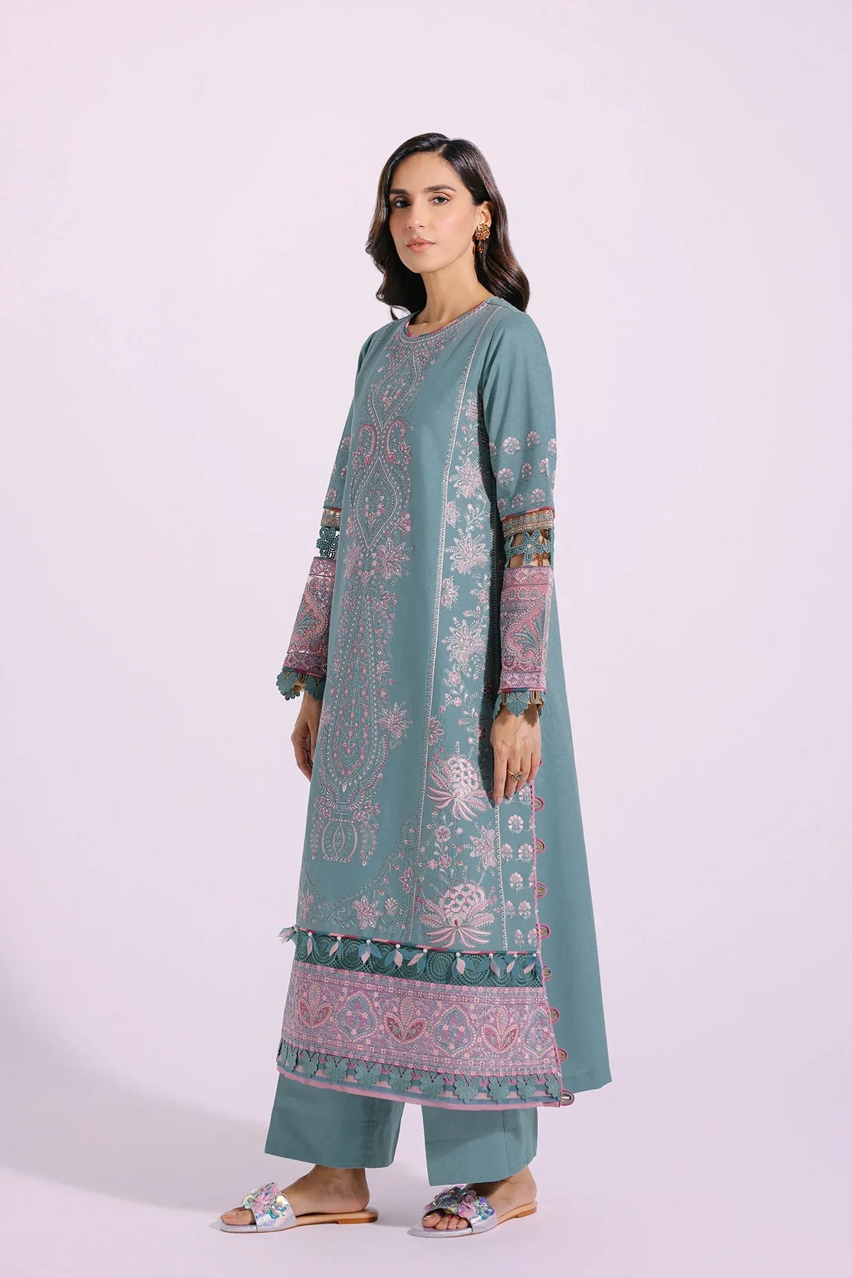 Ethnic | Rozana Collection SS 24 | E0406/203/718 by Ethnic - Designer Dress - Type: Ladies Clothes - Available at Libayah - 100% Original