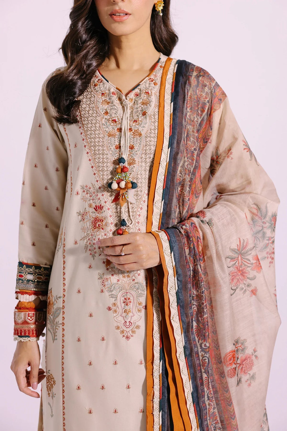 Ethnic | Rozana Collection SS 24 | E0409/203/226 by Ethnic - Designer Dress - Type: Ladies Clothes - Available at Libayah - 100% Original