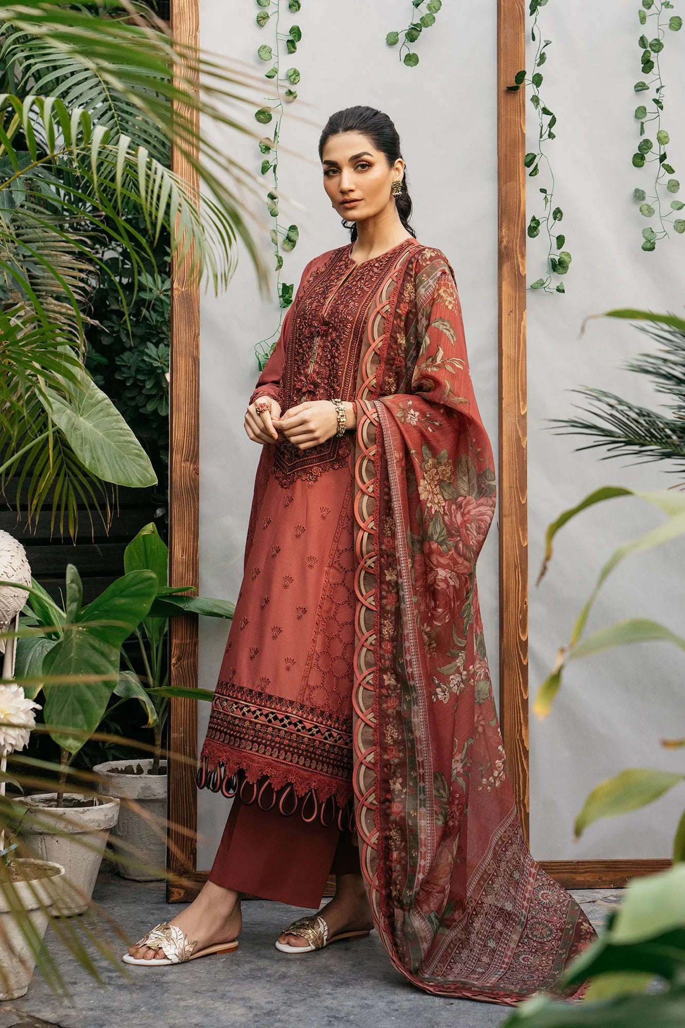 Ethnic | Rozana Collection SS 24 | E0410/203/311 by Ethnic - Designer Dress - Type: Ladies Clothes - Available at Libayah - 100% Original