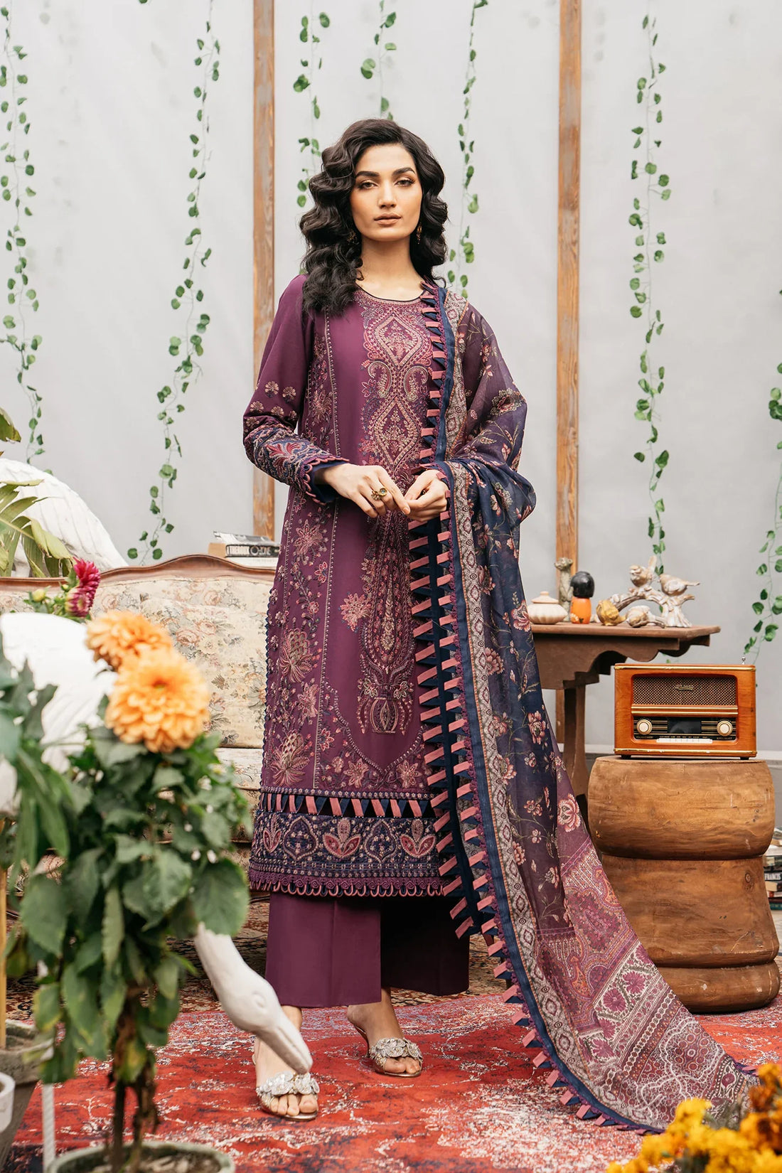 Ethnic | Rozana Collection SS 24 | E0406/203/520 by Ethnic - Designer Dress - Type: Ladies Clothes - Available at Libayah - 100% Original