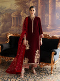 Zainab Chottani | Velura Velvet Edit 25 | Nur Long Shirt by Zainab Chottani - Designer Dress - Type : Ladies Clothes - Available at Libayah - 100% Original 