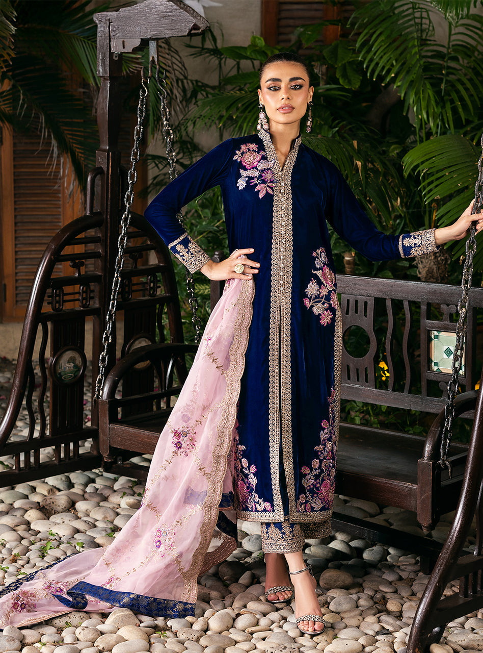Zainab Chottani | Velvet 25 | Meher by Zainab Chottani - Designer Dress - Type : Ladies Clothes - Available at Libayah - 100% Original 
