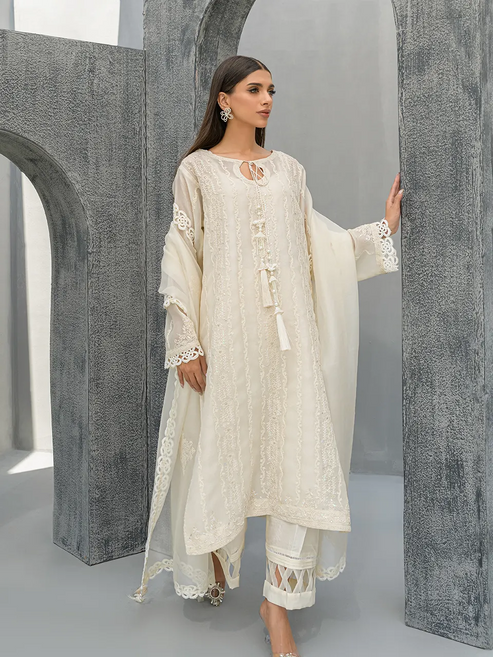 Farah Zubair | Luxury Pret | Rania by Farah Zubair - Designer Dress - Type: Ladies Clothes - Available at Libayah - 100% Original