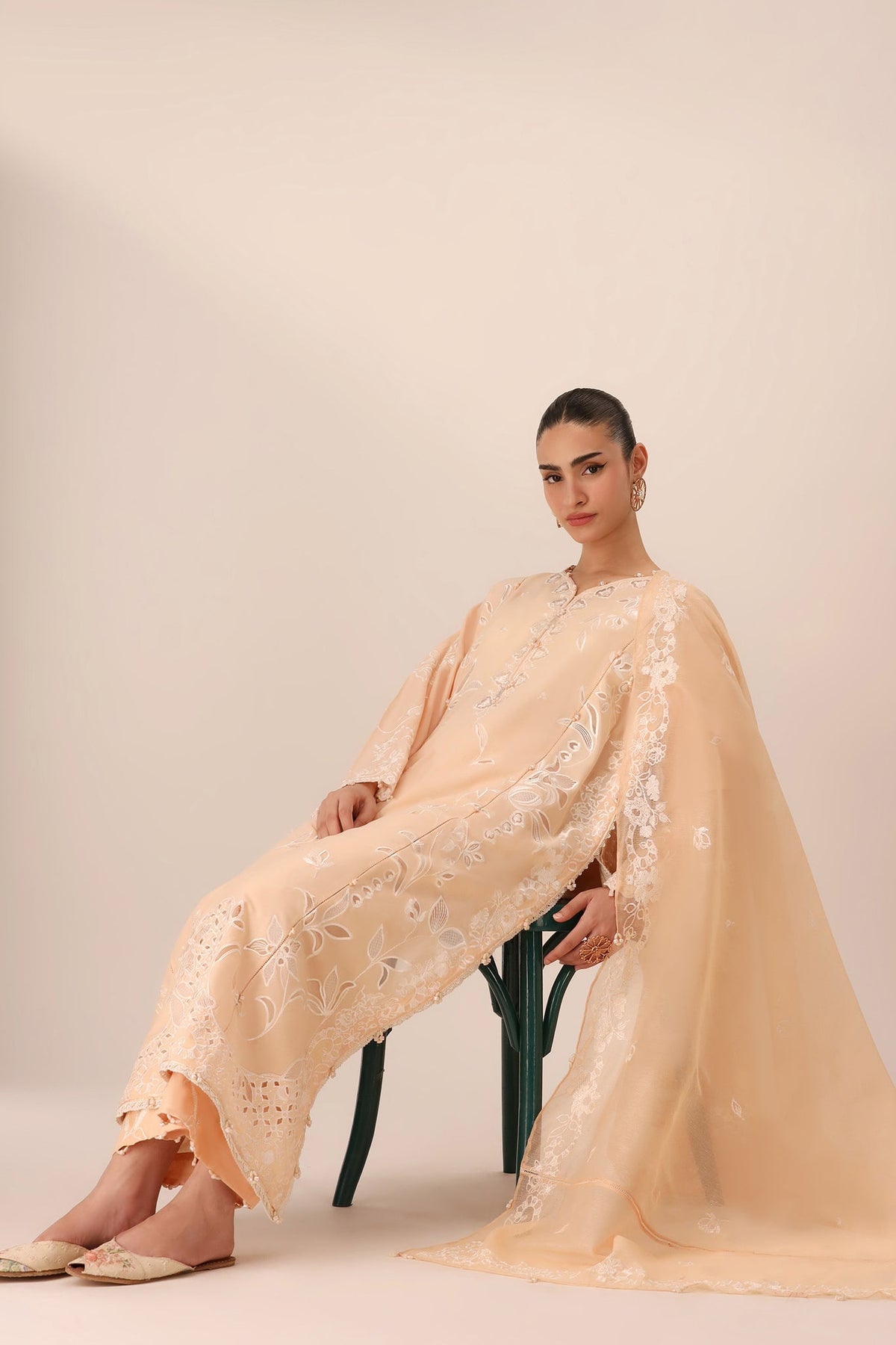 Elan | Stitched Pret 26 | NOORAI (EL26-06 A ST) by Elan - Designer Dress  - Type : Ladies Clothes - Available at Libayah - 100% Original 