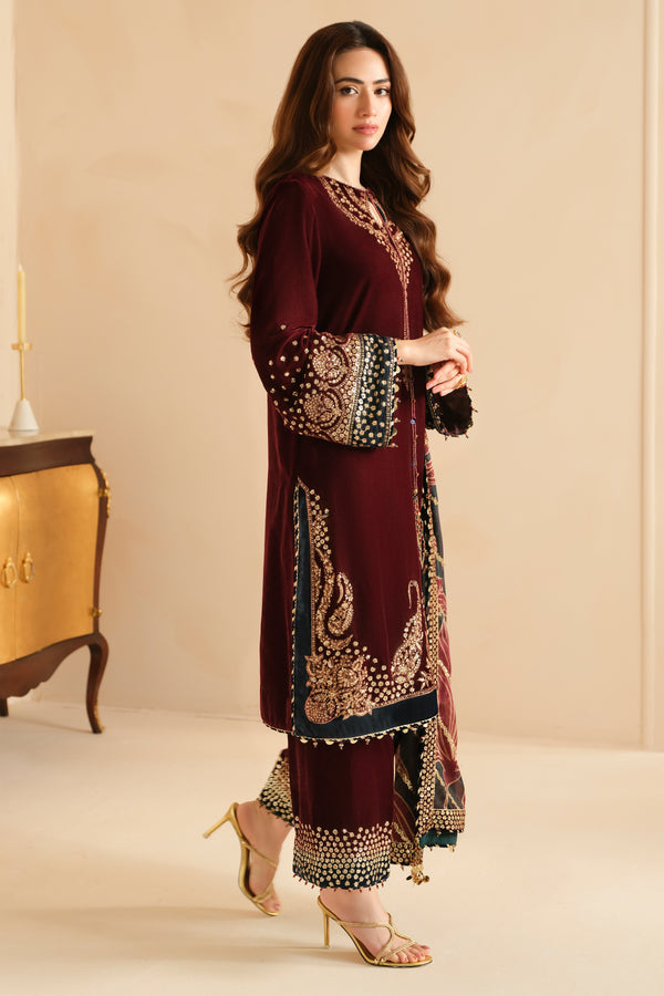 Jazmin | Velvet Edit 24 | Velvet Formal VF-2038 by Jazmin - Designer Dress - Type: Formal - Available at Libayah - 100% Original
