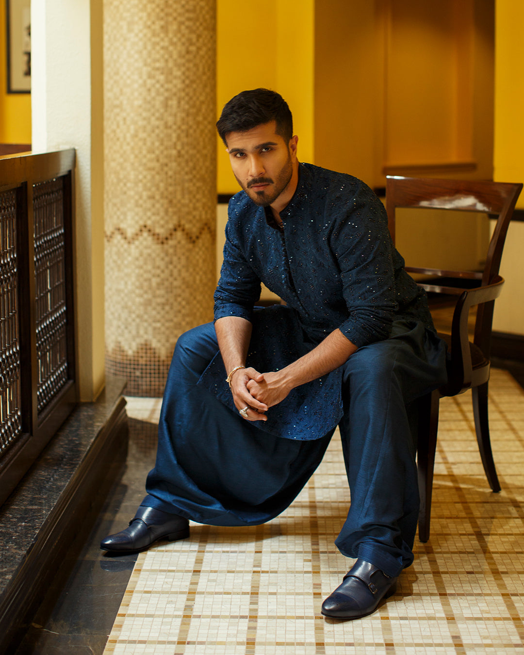 Pakistani Menswear | Aslan by Libayah Ltd. - Designer Dress - Type: Menswear - Available at Libayah - 100% Original