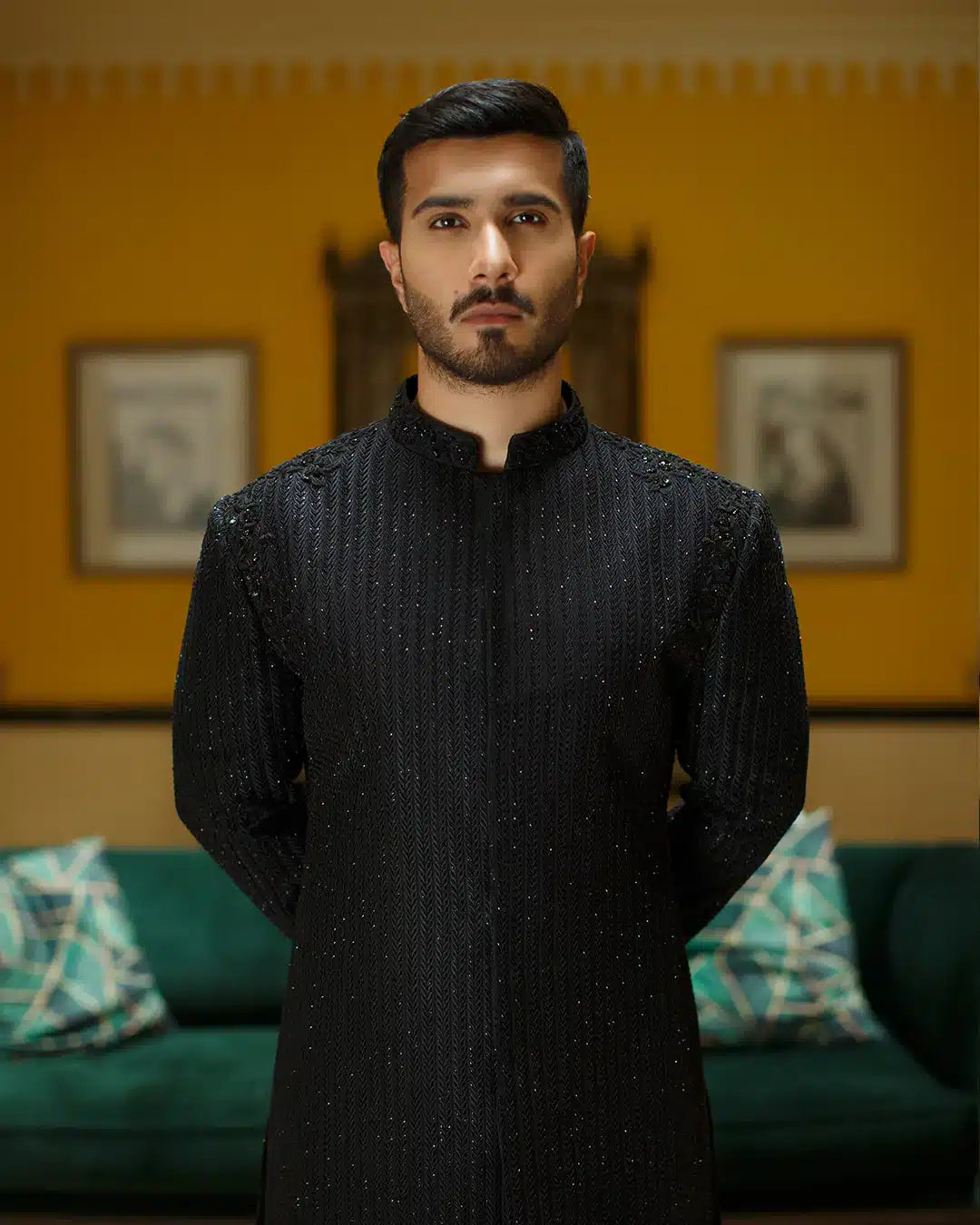 Pakistani Menswear | FSQ-Burak by Menswear - Designer Dress - Type: Menswear - Available at Libayah - 100% Original