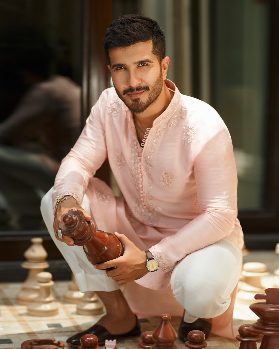 Pakistani Menswear | Okan by Libayah Ltd. - Designer Dress - Type: Menswear - Available at Libayah - 100% Original