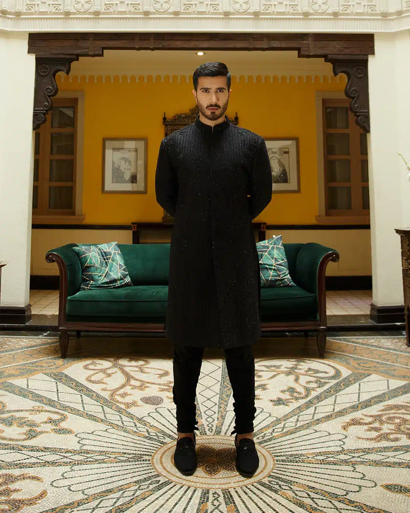 Pakistani Menswear | FSQ-Burak by Menswear - Designer Dress - Type: Menswear - Available at Libayah - 100% Original