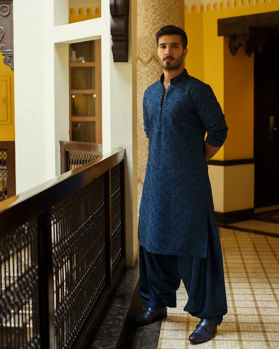 Pakistani Menswear | FSQ-Aslan by Libayah Ltd. - Designer Dress - Type: Menswear - Available at Libayah - 100% Original